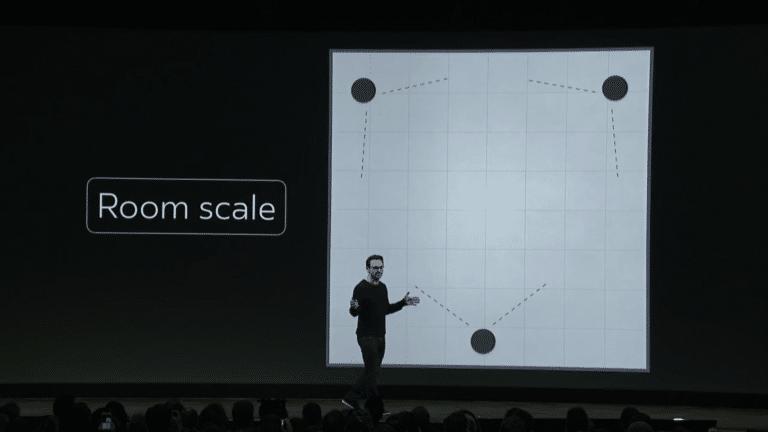 Oculus Touch Room-Scale VR mit drei Kameras
