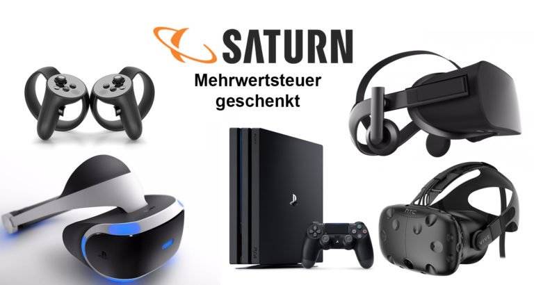 Günstig HTC Vive, Oculus Rift, PlayStation VR oder Oculus Touch