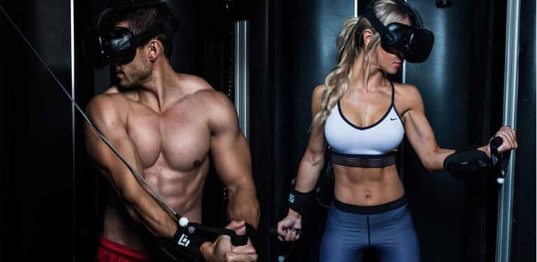 VR-Fitnessgerät