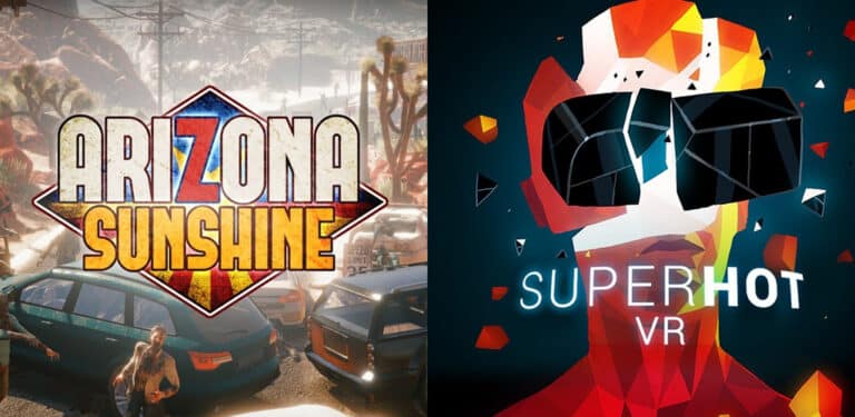 Arizona Sunshine und Superhot VR auf Disc