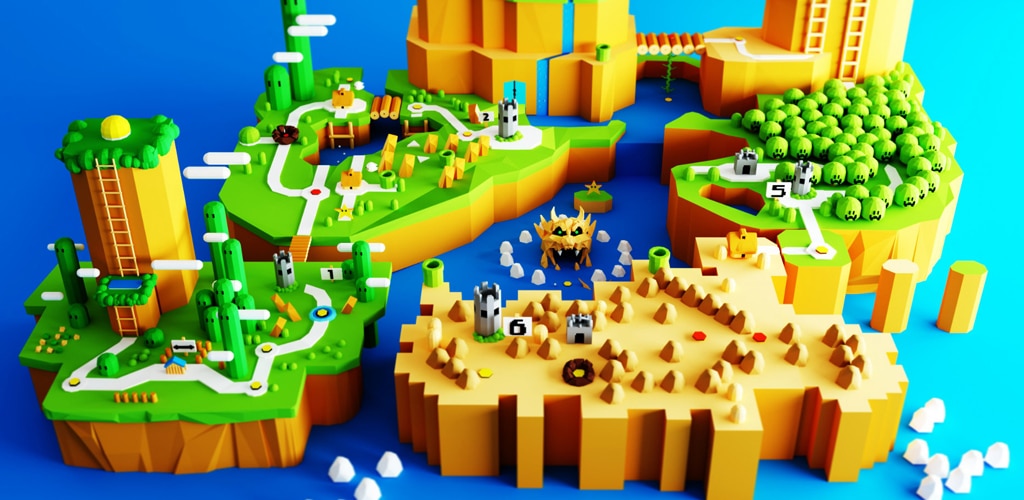 Super Mario World in Blocks VRPlayground