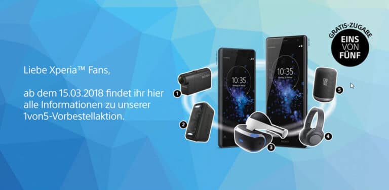 PlayStation VR kostenlos für Vorbesteller eines Sony Xperia XZ2
