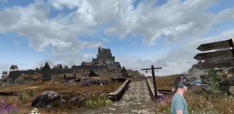 Skyrim VR kann so schön ausschauen
