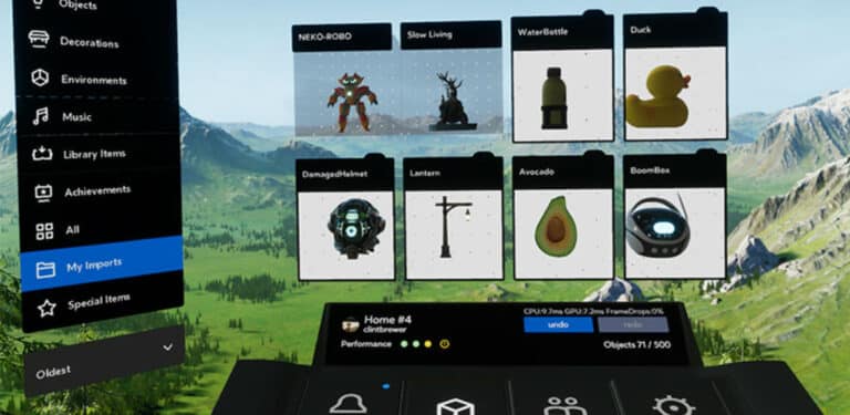 Oculus Home 1.27 mit 5K Support und eigenen 3D-Modellen