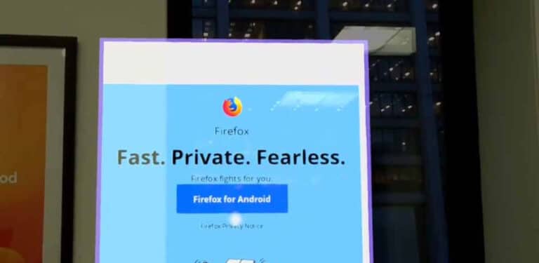 Firefox Reality für Hololens 2