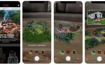 Time Magazine: AR Erfahrung zeigt die Abholzung des Amazonas