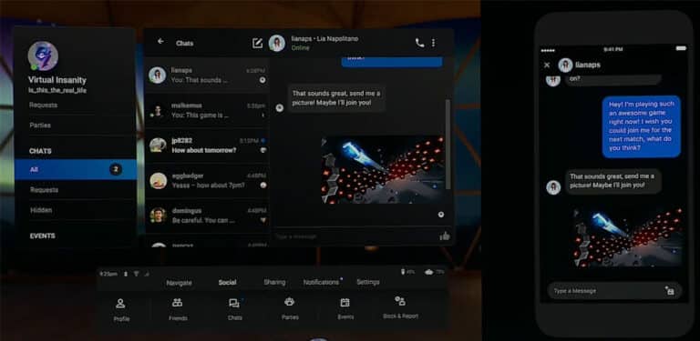 Oculus bekommt Text Chat
