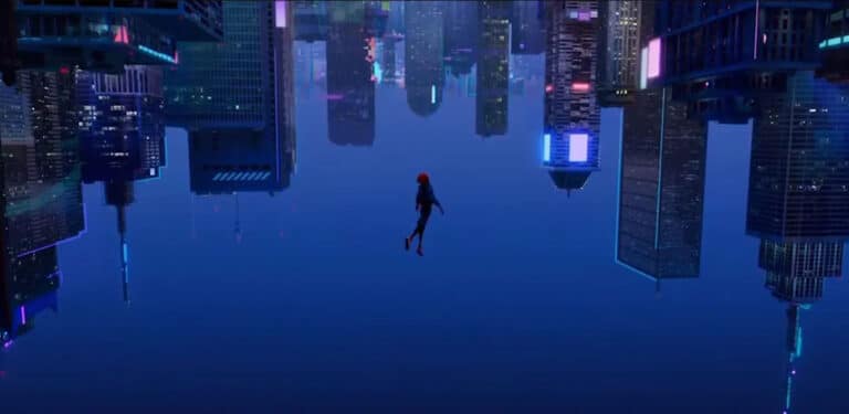 Spider-Man Into The Spider-Verse Scene in Quill nachgebaut