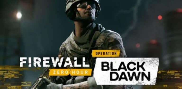 Firewall Zero Hour: Operation: Black Dawn Update angekündigt