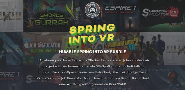 Humble Bundle: Spring into VR