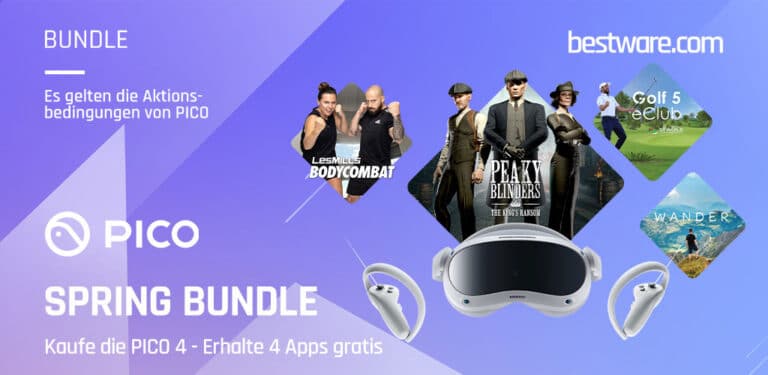 Pico 4 Verkaufsaktion: Vier kostenlose Spiele beim Kauf bei Bestware
